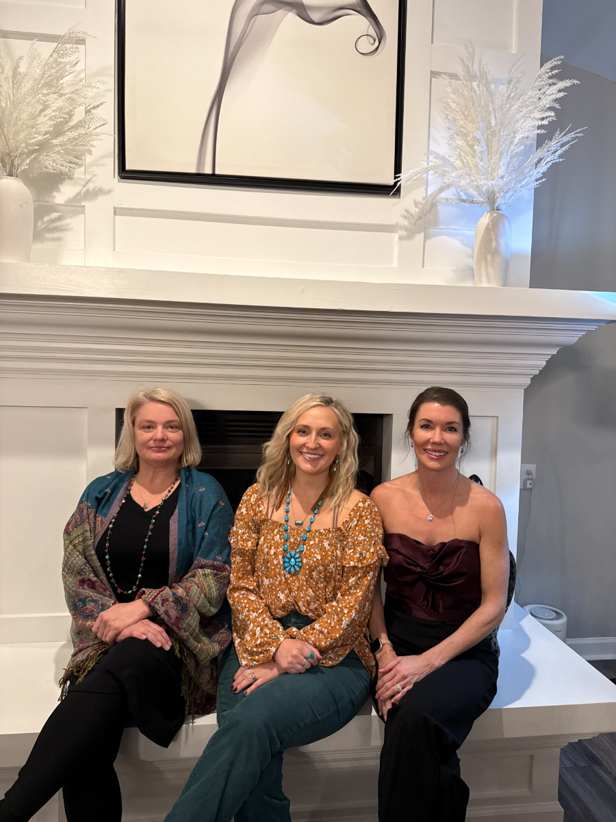 A fun moment with the Allure team